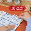 Durable Visitor Book Plastic Record Book, 300 Refill GDPR Visitors Book for Receptions