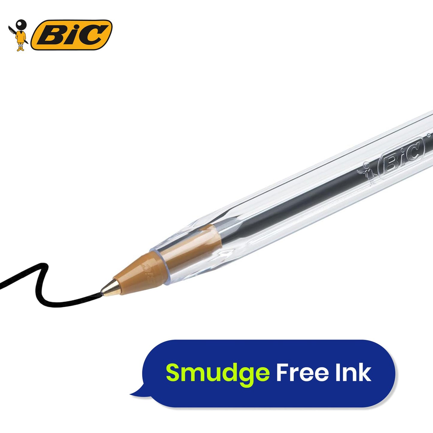 BIC Cristal Original Ballpoint Pens Medium Point (1.0 mm) Assorted Colours, Pouch of 20+7
