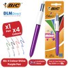 Bic 4 Colour Shine - Purple - Single Pen