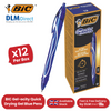 Bic Gel-ocity Quick Dry Med Rollerball Blue PK12