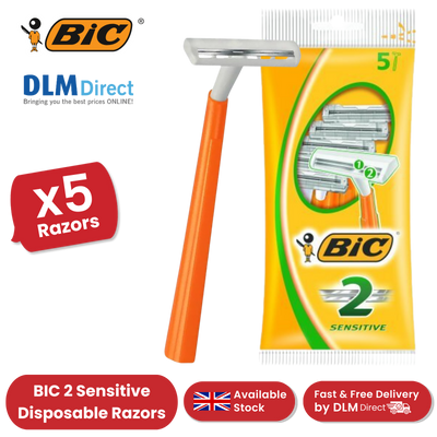 Bic 2 Sensitive Razors 5 - 1 Pack