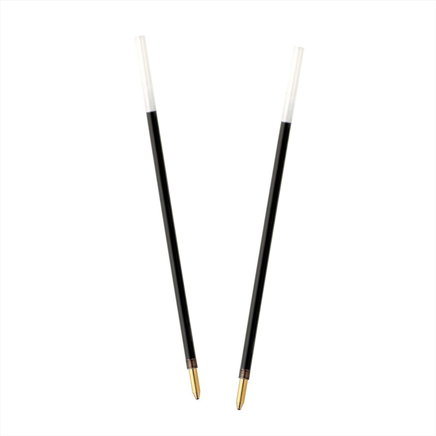 BIC Ballpoint Pen Refills Medium Point Ink Cartridges Biro Refill for Gel Rollerball Fountain Pens for Office School Home