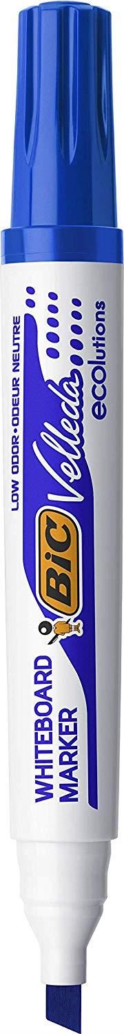 BIC Velleda 1751 ECOlutions Whiteboard Markers Blue - Box of 12 - 1 to 5 Packs
