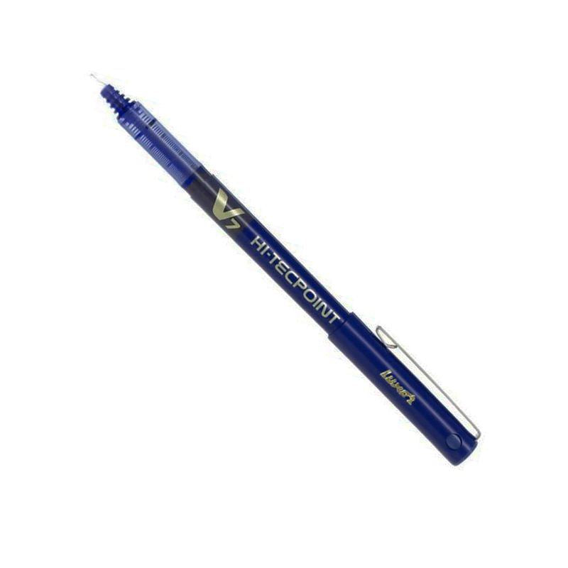 Pilot V7 Rollerball Pen 0.7mm Needle Tip Blue - Pack of 3