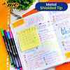 BIC Intensity Fine Felt Tip Pens Fine Point Assorted Colours - Pack of 8