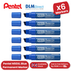 PENTEL  N50XL PERMANENT MARKER BLUE - Pack of 6