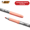 BIC Marking Permanent Markers Fine Tip Assorted Intense & Pastel Colours 12 Pack