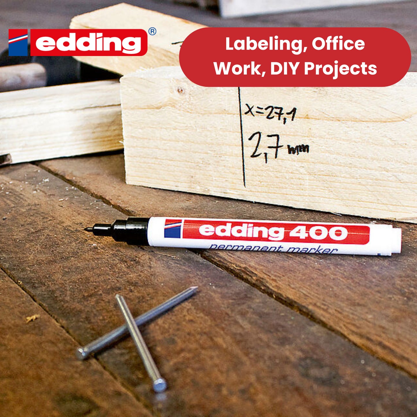 Edding 400 Permenant Marker - Pack of 1 - 1 to 20 Packs