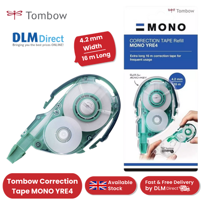Tombow Correction Tape Refill 4mm - Single CT-YRE4 - 1 to 30 Packs