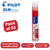 Pilot FriXion Ball & Clicker Pen Refills Red 0.7mm - (Pack of 3) Smooth Writing