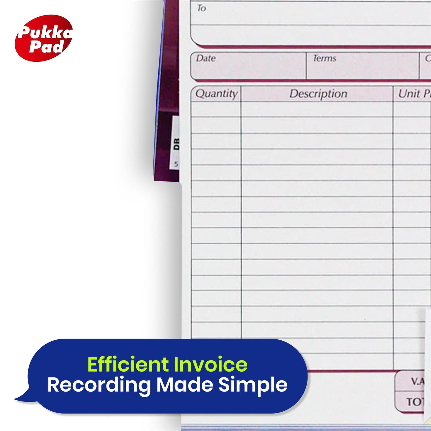 Pukka Pad NCR Triplicate Invoice Book 203 x 137mm - Pack of 3
