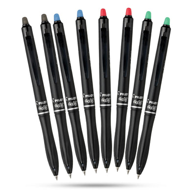 Pilot Frixion Ball Plus - Pack of 8 - 2 Black, 2 Blue, 2 Green, 2 Red