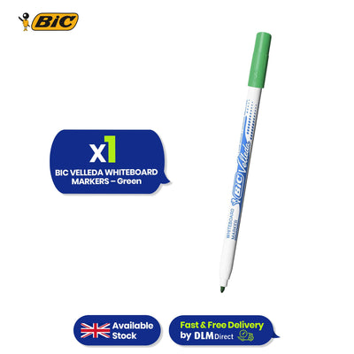 BIC Whiteboard Marker Plastic Bullet Tip Dry Erase Pen Low Odour Ink for Office School