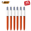 Bic 4-Colours Original Fine Ballpoint Pen 1.0mm Tip - Single Pen