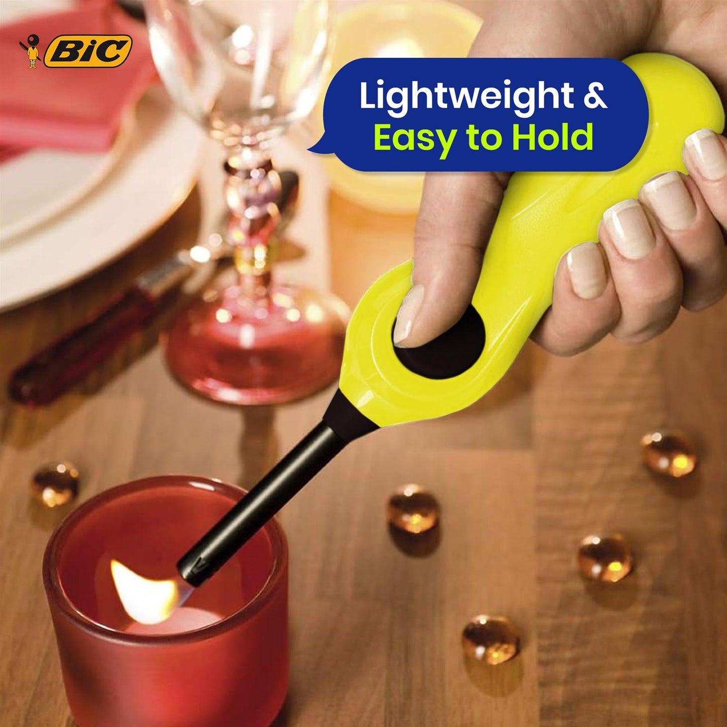 BIC Mega Standard Utility Lighter Design Variation