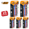 BIC Gel-ocity Quick Drying Gel Pen, Assorted Colours, 3 Pack
