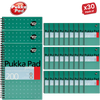 PUKKA WHITE A5 WIREBOUND PADS 200 page 80gsm (RULED/MARGIN) - PACK OF 1