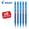 Pilot Frixion Roller Ballpoint Pen Refills 0.7mm Tip Smooth Writing - Blue Ink