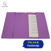 Exacompta Guildhall Mauve Foolscap 315gsm Heavyweight Manilla Double-Pocket Document Wallet,pack of 25
