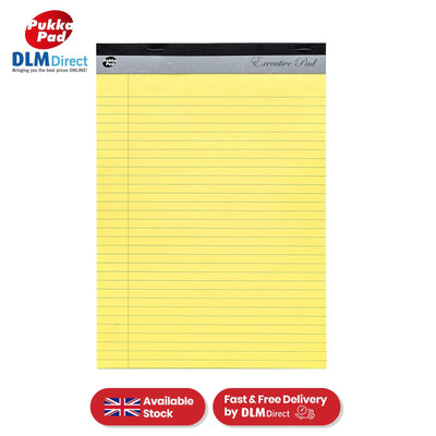 Pukka Pad A4 Refill Pads 160 Lined Pages Notepad, 80GSM Legal Notebook for Taking Notes