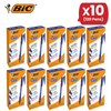 BIC Gel-Ocity Illusion 0.7mm Erasable Gel Pens Blue - Pack of 12 Refillable