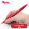 Pentel Sign Pen Red Markers - Smooth Fiber Tip for Writing, Drawing & Sketching