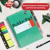 Pukka Pad White B5 Project Book 200 Pages Wirebound Project Book, Ruled/Margin