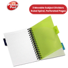 Pukka A5 Stripes Project Book, 250 Page, Lined, Single Notebook for Study & Work