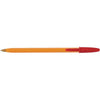 Bic Orange Ball Pen Fine Red Pk20