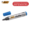 BIC Marking 2000 ECOlutions Permanent Bullet Tip Markers Blue - Box of 12 - 1 to 5 Packs