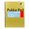Pukka Pad A4 Notebook – 120 Vellum Pages Spiral Notepad, Writing Pad For Businessmen (Pack of 1)