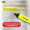 BIC Marking Highlighter Flat Marker Pack of 2 Neon Yellow, Modular Tip for Bold and Precise Tasks, Quick-Dry Ink, Ideal for Work, School, and Projects