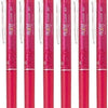Pilot Frixion Clicker Retractable Erasable 0.7mm Tip Pink - Pack of 12