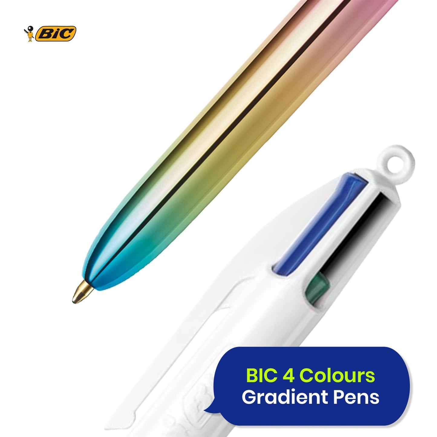 Bic 4 Colour Gradient  - Pack of 6