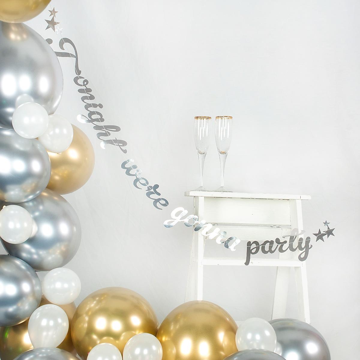 OTW118 Stitched Garland - Tonight We're Gonna Party - New Years Eve