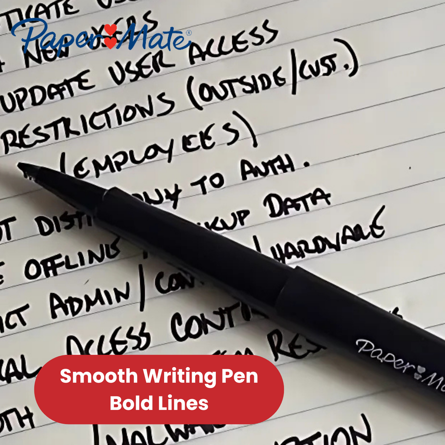 Paper Mate Flair Original Felt Tip Pen Black for Notes, Journaling & Office Use