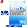 A4 Pukka Dyslexia Pad with Turquoise Tinted Ruled Pages and Perforated Sheets