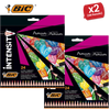 BIC Intensity Colouring Pencils In Premium Cardboard Case Suitable for Adults 24