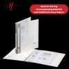 Snopake 2-Ring A4 Clear Binder - Durable, Transparent Document Storage Pack of 1