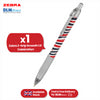 Zebra Z-Grip Ballpoint British-Inspired Uni-Ball Pen, 1.0 mm Nib Retractable Pen for Events