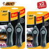 BIC Mega Standard Utility Lighter Black - Blister Pack of 2