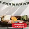 Happy 21st Birthday Black and White Bunting Hanging Party Decoration