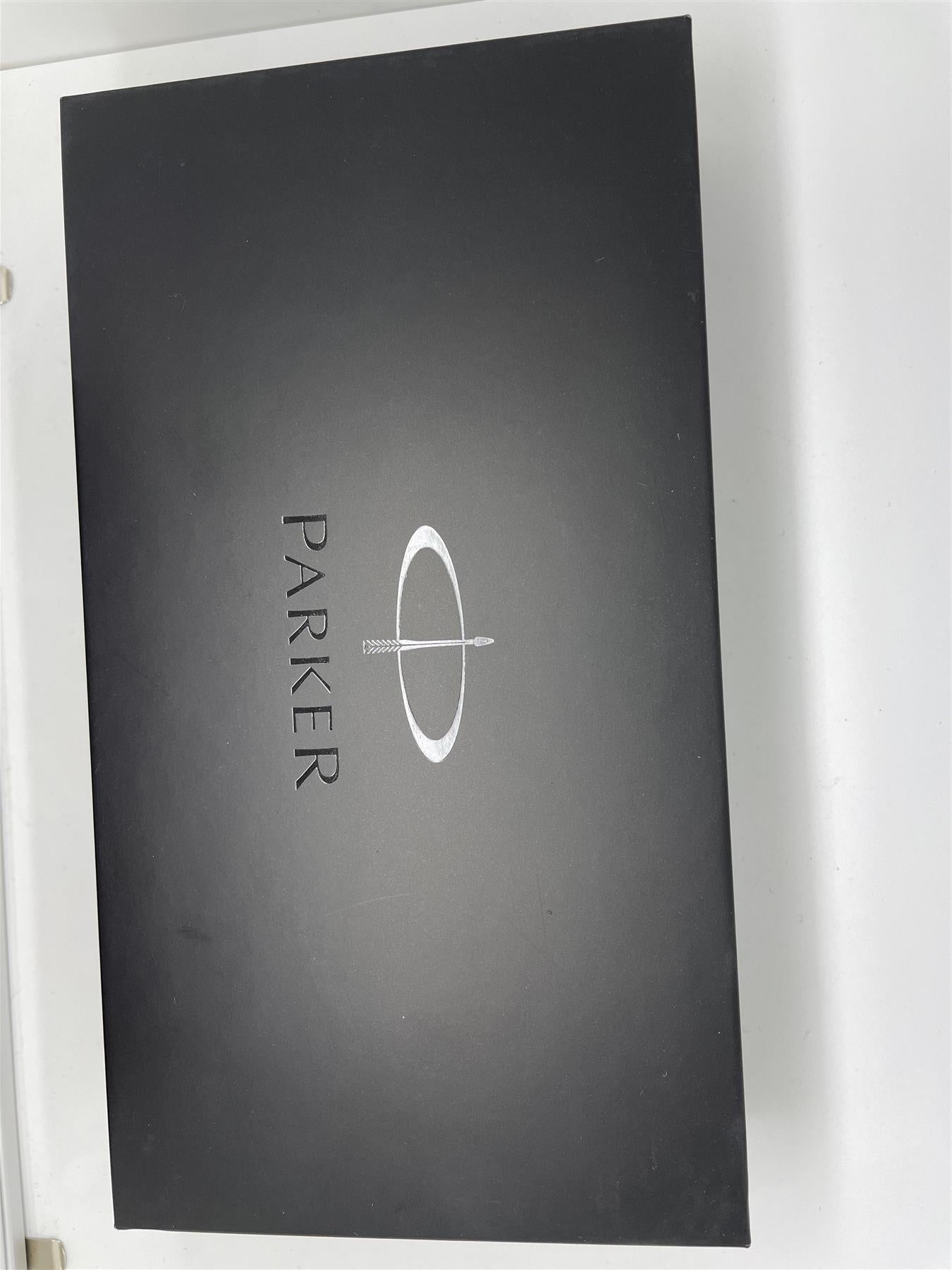 PREMIER 13 LUXURY BLACK CHROME TRIM BALLPOINT PEN MEDIUM NIB MATT BLACK - GIFT BOX