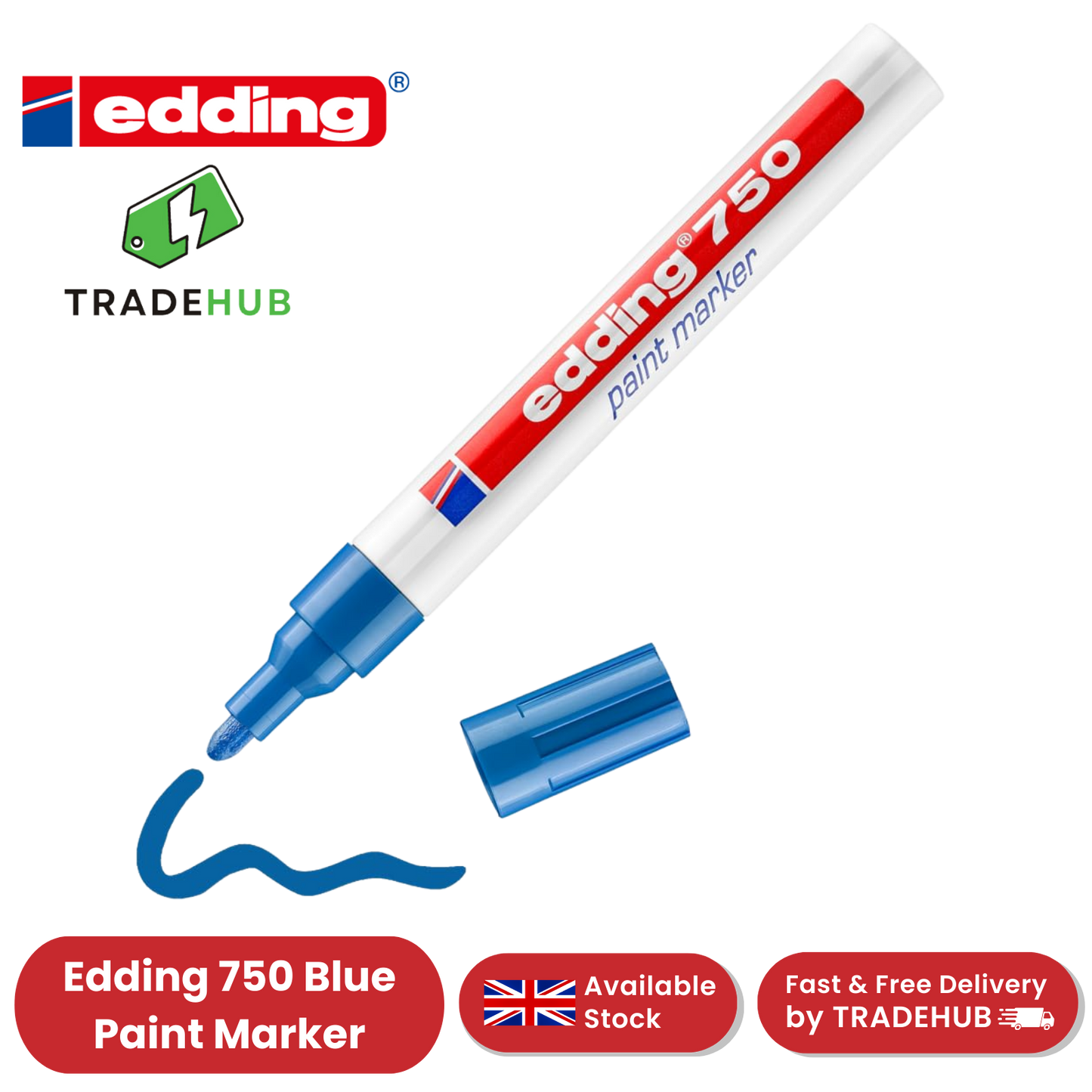 Edding Paintmarker Opaque Blue Single Pen