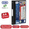 ELBA VISION 2-RING BINDER A4 25MM BLK - 1 to 5 Packs