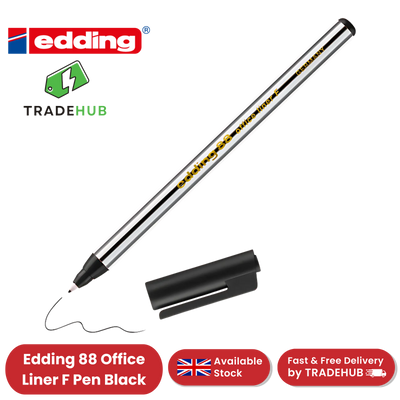 Edding 88 Office Liner Pen Black - Pack of 1 - 1 to 30 Packs