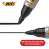 Bic 2000 Permanent Black Bullet Tip Marker - 3 Single Pens