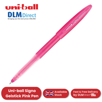 Uni-ball Signo GelStick 0.7mm Fine Point Pink Gel Pen Smooth Writing - Mutipens