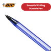 BIC Cristal Soft Black Ballpoint Pens, Smooth And Reliable Writing - Pack of 50