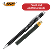 BIC Criterium 2mm Lead Mechanical Pencil  Plus 6 Leads),Black - Pack of 1 to 5
